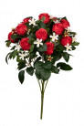 ROSE PIQUET H49CM ROUGE