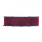 CINTA DOUBLE VELVET 25MMX7MT BURDEOS