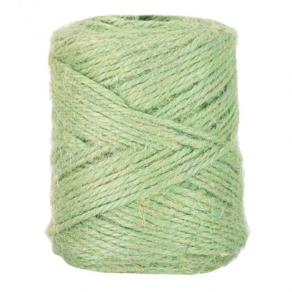 CINTA YUTE 2MM 100GR. VERDE SUAVE
