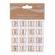 STICKERS LETRA H 10CMX10CM MADERA NATURAL(16 UNI)