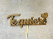 PICK MADERA "TE QUIERO"