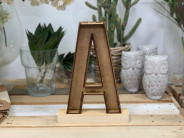 LETRA MADERA A