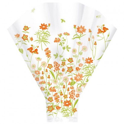 PORTA BOUQUET 50X44X12 (50UNI) COMB. NARANJA