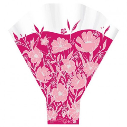 PORTA BOUQUET 50X44X12 (50UNI) FUCSIA