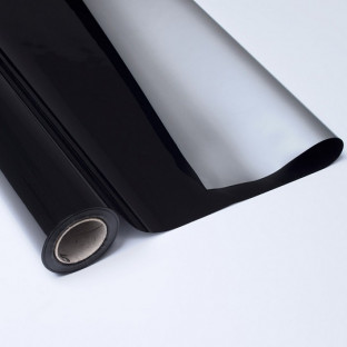 BOBINAS OPACO 70CMX50M NEGRO/PLATA