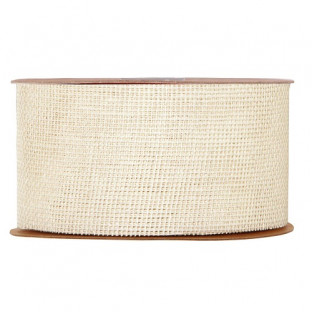 CINTA NASTRO COTTON CHESS CM4,5X20MT CREMA