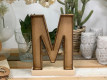 LETRA MADERA M