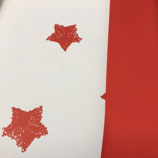 BOBINA OPACO STAR 70CMX40M BL/ROJO