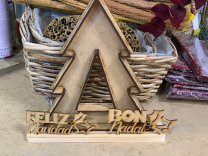 ARBOL MADERA CON PALABRA