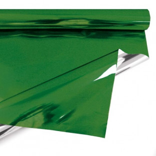 BOBINA OPACO VERDE/PLATA 70CMX50M