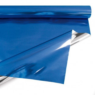 BOBINA OPACO AZUL/PLATA 70CMX50M