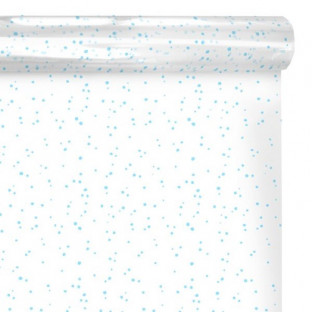 CELOFÀN TRANSPARENTE TOPO AZUL 70CMX50M