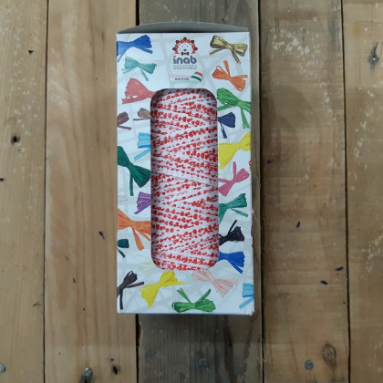 BOBINA RAFIA 200M CORAZONES ROJOS