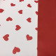 BOBINA DUO MAT 70CM X 40M CORAZON BL/ROJO