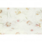 PAPEL HOJAS FLORES 50CMX50CMX10UNI BLANCO