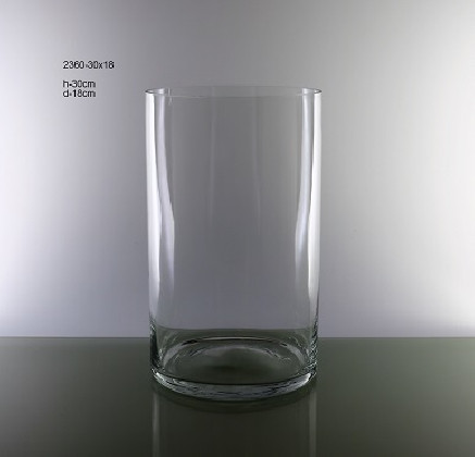 CRISTAL CILINDRO H:30CM Ø:18CM