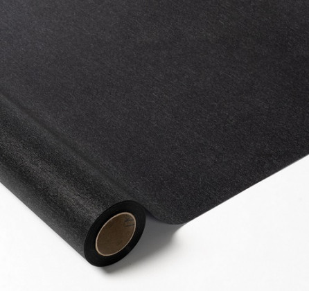 BOBINA OPACO NEGRO BRILLANTINA 70CM X 25M