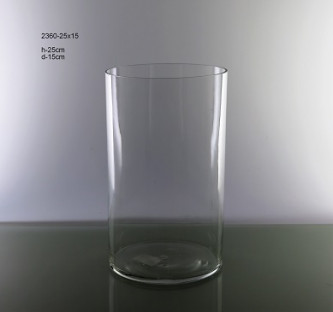 CRISTAL CILINDRO H:25CM Ø:15CM