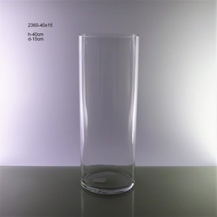 CRISTAL CILINDRO H:40 Ø:15CM