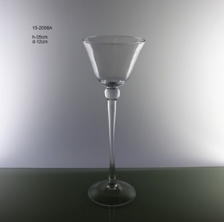 CRISTAL CANDELABRO Ø:12,5H35CM