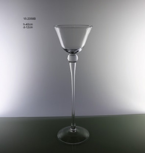 CRISTAL CANDELABRO Ø:13H40CM