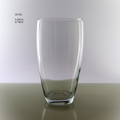 CRISTAL JARRON H:25CM-Ø:14