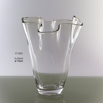 CRISTAL JARRON H:23CM Ø:19