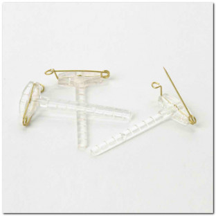 GALA CLIP OASIS TRANSPARENTE X 50UNI.