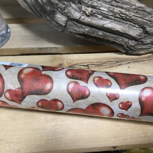 BOBINA PAPEL FIBRA CORAZONES 75CMX10M