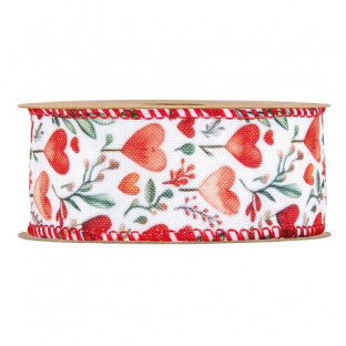 CINTA COTTON MM40X15MT CORAZONES
