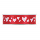 CINTA CORAZONES 25MMX25M ROJO
