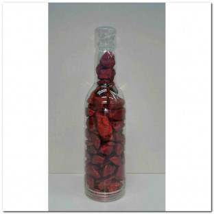 PIEDRA GLITTER DECO ROCKS 15-30MM.650ML.CARMINE