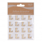 STICKERS LETRA L 10CMX10CM MADERA NATURAL(16 UNI)