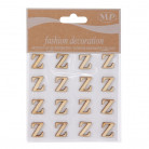 STICKERS LETRA Z 10CMX10CM MADERA NATURAL(16 UNI)