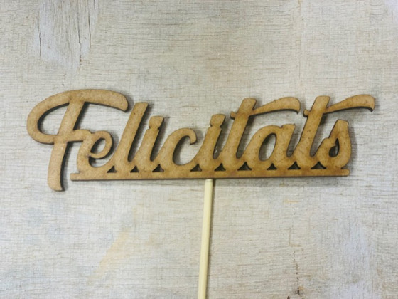 PICK MADERA "FELICITATS"