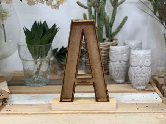 LETRA MADERA A