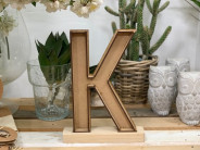 LETRA MADERA K