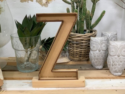 LETRA MADERA Z