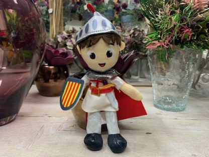 PELUCHE CAVALLER SANT JORDI 20X14CM