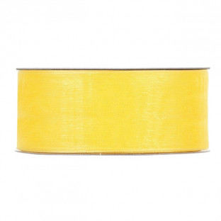 CINTA ORGANZA MM40X50MT AMARILLO