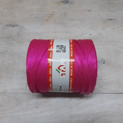 BOBINA RAFIA SINT.15MM X200M FUCSIA