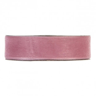 CINTA ORGANZA MM25X50MT ROSA VIEJO