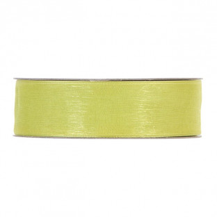 CINTA ORGANZA MM25X50MT VERDE MANZANA