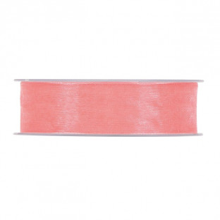 CINTA ORGANZA MM25X50MT FRESA HIELO