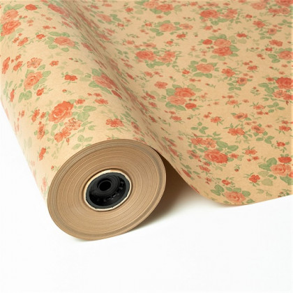 BOBINAS PAPEL ECO 70CM X 50M FLORES