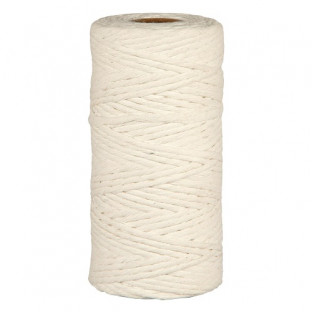CORDON RECYCLED COTTON YARN MM5X100MT (300GR) BLANCO