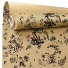 PAPEL KRAFT WATER RES. TOILE DE JOYU 79CMX40M NAT/NEGRO