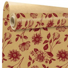 PAPEL KRAFT SYDNEY 79CMX40M NAT/ROJO