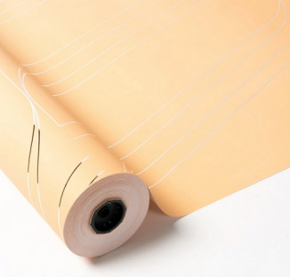 BOBINA PAPEL LUX CREMA 70CMX25M