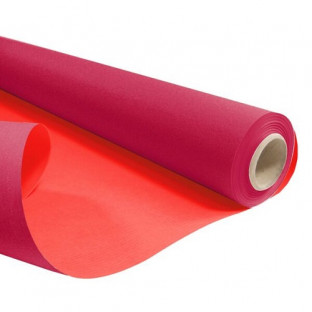 PAPEL 79CMX40M DOBLE ROJO/FUCSIA